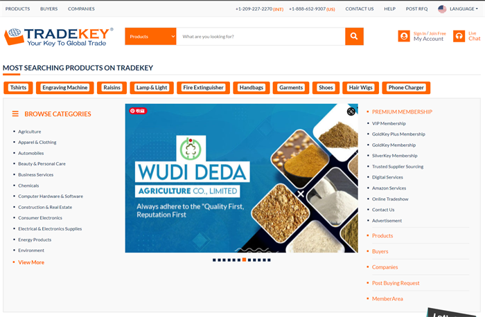 Tradekey - 南亞最大的B2B平臺(tái) | 27PR跨境電商導(dǎo)航