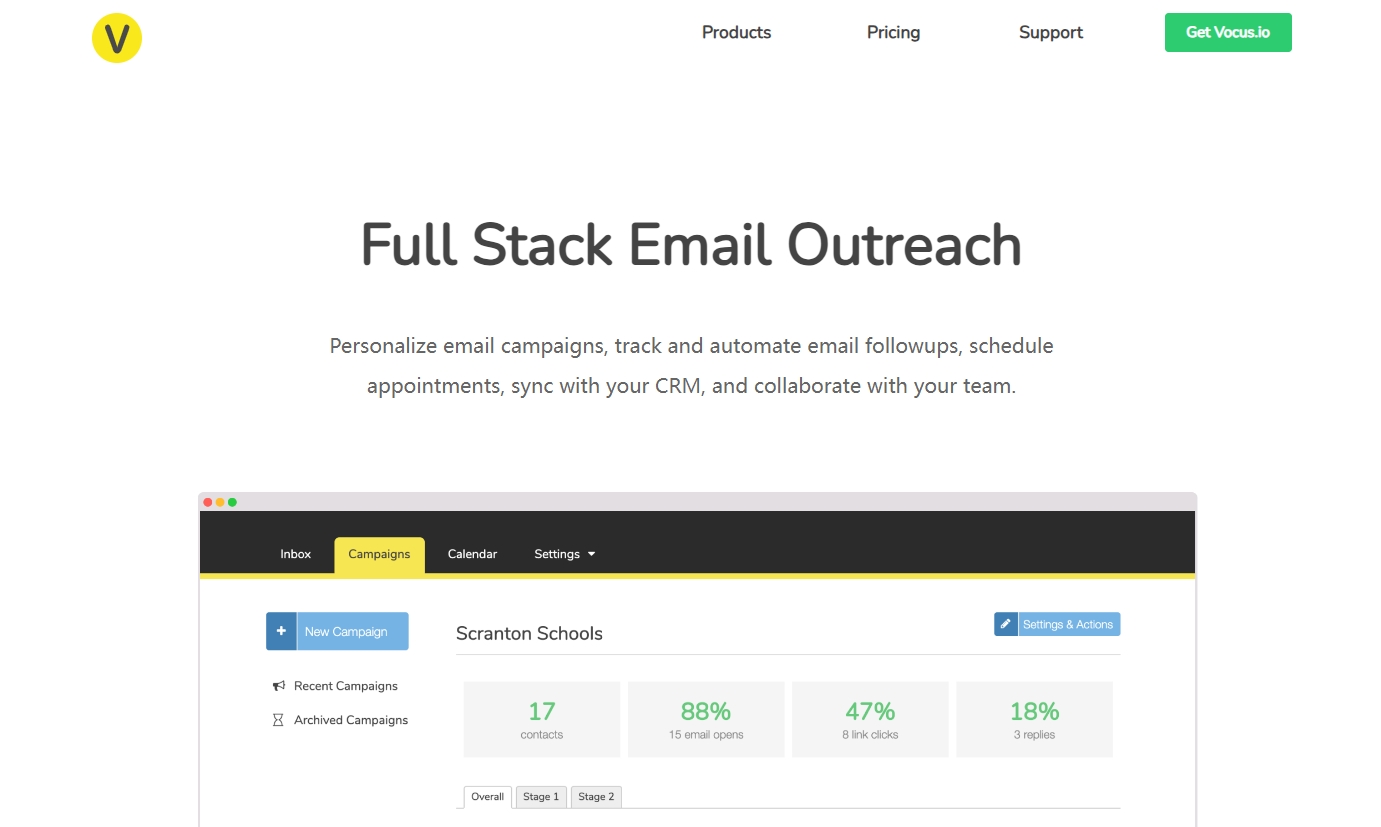 Vocus.io - 電子郵件跟蹤工具