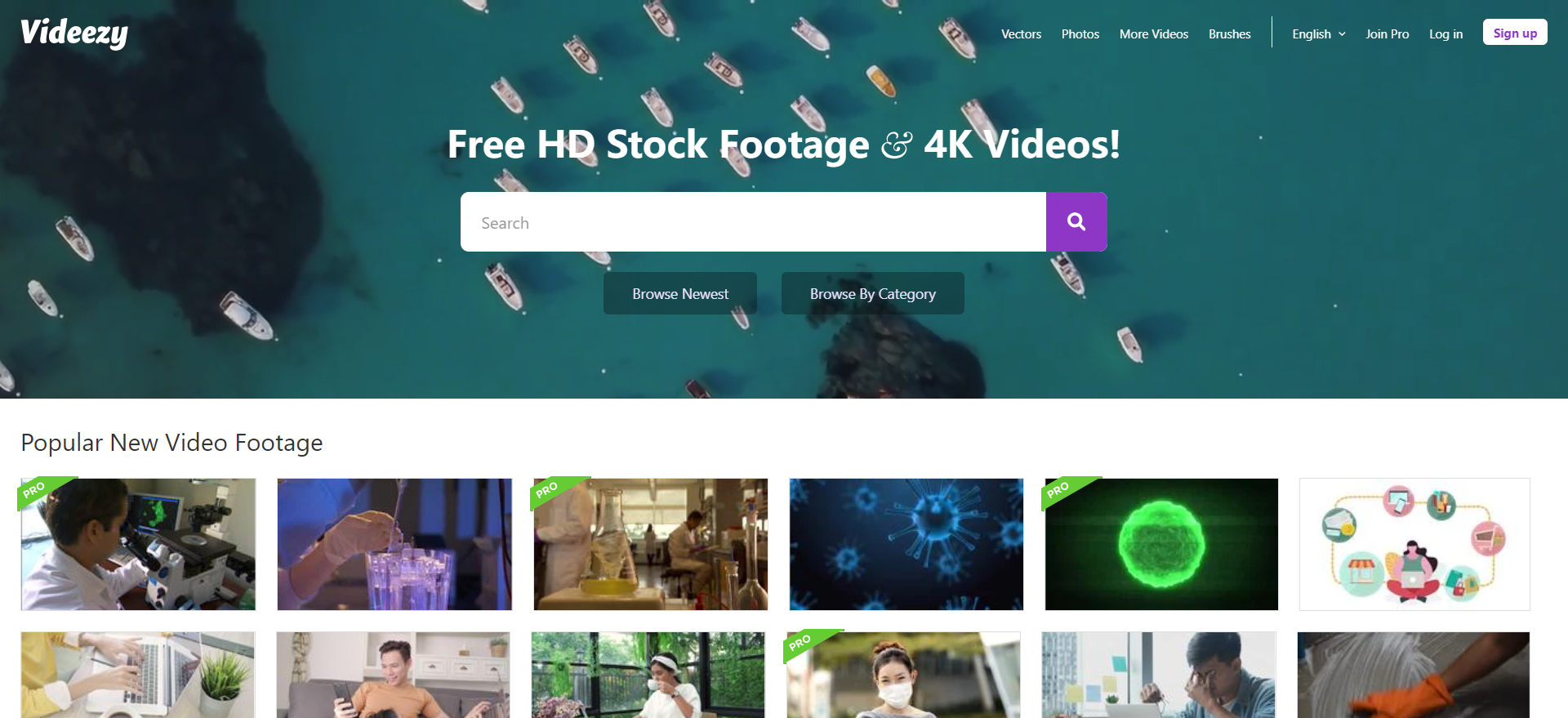 Videezy – 視頻影片素材下載的網(wǎng)站 | 27PR跨境電商導航